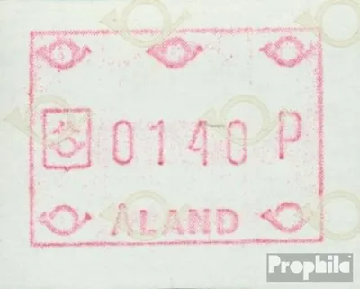 Produktbild von Briefmarken Finnland - Aland 1984 Mi ATM1, 1.40 Nominale (kompl.Ausg.) gestempelt Automatenmarke