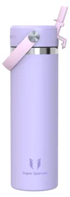 Immagine prodotto di Borraccia in acciaio inossidabile Sparrow, capacità 750 ml, thermos con coperchio e cannuccia