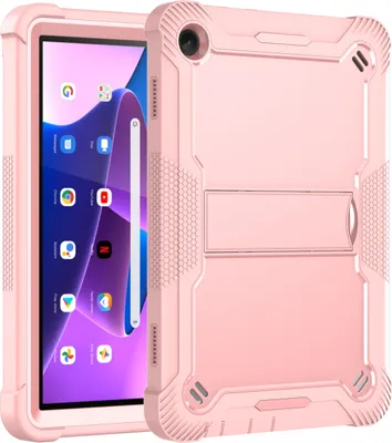 Produktbild von Schutzhülle für Lenovo Tab M10 3rd Gen TB328FU 10,1" 2022 Robust Hybrid Tablet Hülle mit Ständer Roségold