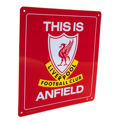 Produktbild von Liverpool FC This Is Anfield Schild TA3691 (Einheitsgröße) (Rot)