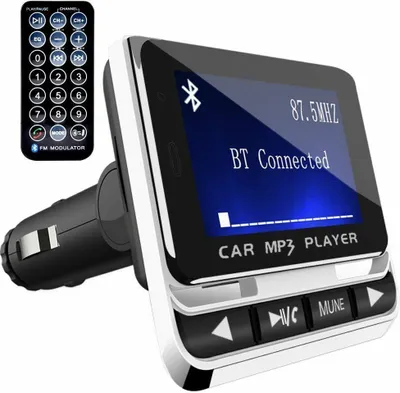 Image de Emetteur FM Bluetooth avec chargeur USB et télécommande d'appel mains libres