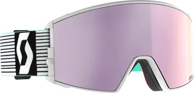 Produktbild von Scott React Skibrille Weiß Amplifier Lavender Chrome/CAT3 Herren,Damen Weiß Amplifier Lavender Chrome/CAT3