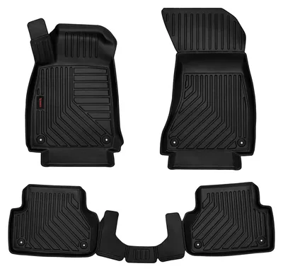 Zdjęcie produktu dla Dywaniki gumowe do Audi A4 B9 2015-2023 – 4 szt., czarne, dopasowane