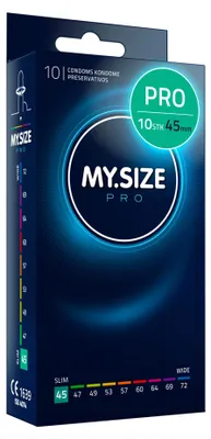 Obrázok produktu pre Kondómy MY.SIZE Pro 45 mm - 10 kusov