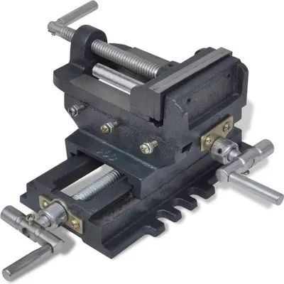 Produktbild von Maschinenschraubstock Kreuztisch Handbetrieb 78 mm