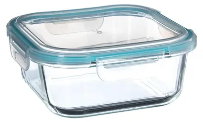 Zdjęcie produktu dla Pojemnik szklany na żywność z pokrywką, 1,18l