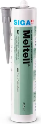 Produktbild von Siga Hochleistungsdichtstoff Meltell Kartusche 310 ml betongrau