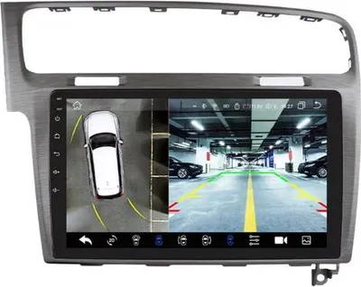 Image de Autoradio avec Bluetooth et caméra – CarPlay – Pour VW Golf 7 (2013-2017) – Compatible avec Apple et Android – Système stéréo – Navigation – Système de navigation