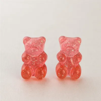 Image de Boucles doreilles GB-38720 Rouge - Élégance et Originalité KP38720