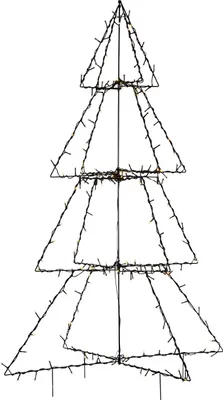 Produktbild von Star Trading LED-Lichterbaum "Foldy", 300 warmwhite LED