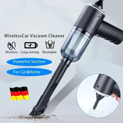 Produktbild von Kabelloser Autostaubsauger 9000 Pa, 1200 mAh, Nass-/Trockensauger mit USB-Ladung