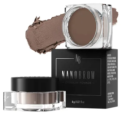 Productafbeelding van NanoBrow - Eyebrow Pomade - Medium Brown - 6 gr