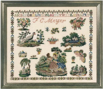 Immagine prodotto di Permin ricamo a punto croce "J. C. Meyer", schema contato, 46x39 cm, 39-6322