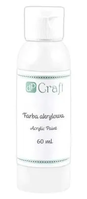 Productafbeelding van Witte acrylverf, 60 ml - Dalprint dpCraft