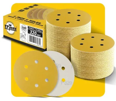 Obrázok produktu pre Samolepiace brúsne kotúče 150 mm na drevo a kov