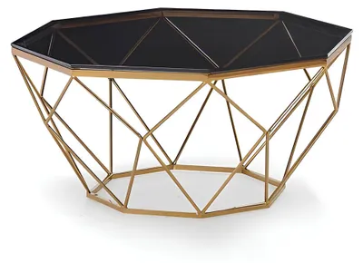 Image de Table basse design Table en verre métal Tables de salon Canapé Table d'appoint