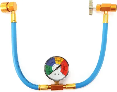 Produktbild von R134A Klimaanlage K?ltemittel Aufladeschlauch mit Messger?t 1/2 Zoll