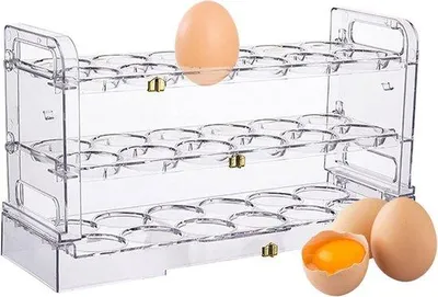 Produktbild von Famanu Eierbox 36 Fächer - platzsparender Eierhalter für Kühlschrank
