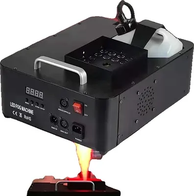Obrázok produktu pre Vysoko výkonný stroj na výrobu hmly, výkon 1500 W, osvetlenie RGB LED, ovládanie DMX