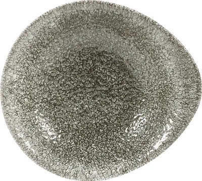 Produktbild von CHURCHILL Raku Quartz Black Teller tief, coup, Länge: 160 mm, Breite: 145 mm