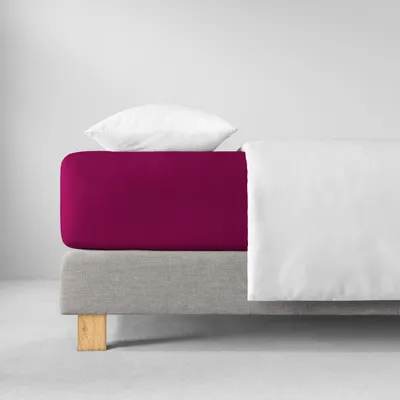 Produktbild von Estella Jersey-Stretch Spannbetttuch Farbe fuchsia Größe 150x200 cm