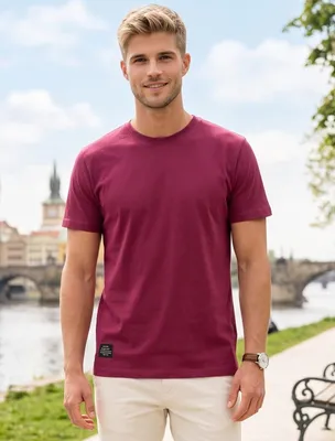 Immagine prodotto di Stedman ST2000 | Maglietta classica da uomo - Colore: Bordeaux - Taglia: L