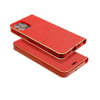 Produktbild von König Design Hülle kompatibel mit Samsung Galaxy A22 5G Kunstleder Handyhülle - Handy Case Rot