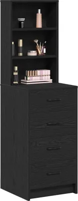 Obrázek produktu pro vidaXL Highboard černý dub 40 x 41 x 135 cm materiál na bázi dřeva