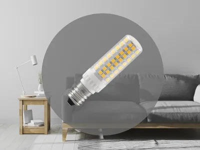 Zdjęcie produktu dla Żarówka LED, 6,4W - gwint E14 / diody SMD / barwa 4000K - ZLS024