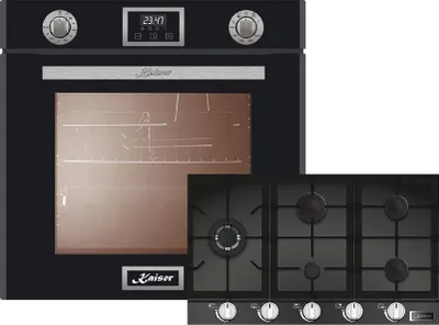 Produktbild von Herd Set/ Kaiser EG 6374 Sp/ Gas Backofen Einbaubackofen + KCG 9387 Gaskochfeld