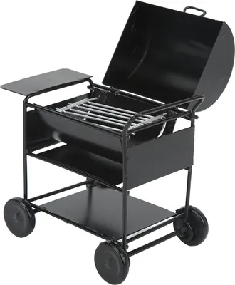 Produktbild von 1/12 Puppenhaus Miniatur BBQ Grill Mini -Ofen Modell RC Car Decoration Cart
