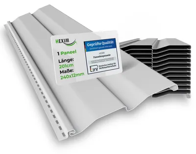 Produktbild von HEXIM Siding Fassadenverkleidung Fassadenpaneele außen Außenwand wetterfest UV-beständig PVC-U