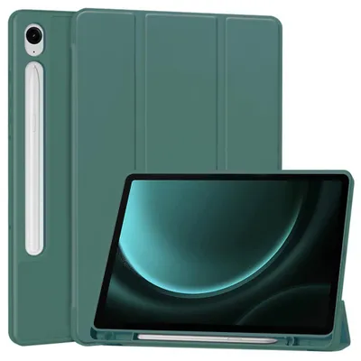 Obrázok produktu pre Techsuit Flex Trifold Puzdro (s držiakom na ceruzku) - Samsung Galaxy Tab S9 FE - Zelené