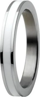 Image de Skagen Bague Femme Argent/Blanc JRSW036, Taille de la bague:56 (17.8) SS8 M13