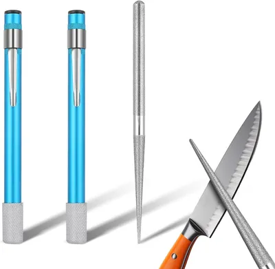 Produktbild von Messerschärfer Diamant, 2 Stück, tragbar, für Küche und Outdoor