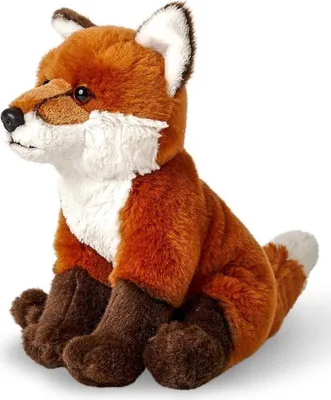 Produktbild von Uni-Toys - Rotfuchs, sitzend - 21 cm (Höhe) - Plüsch-Fuchs - Plüschtier, Kuscheltier