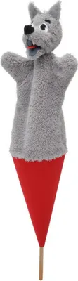 Produktbild von Wolf 55 cm 3in1, Tütenkasper