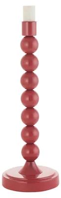Image de Lampe de table à pied sphérique HIGGLEDY violet et rose, 1 x E14 x 7 W, métal, dimensions : 36,5 x 12 x 12 cm, IP20, Endon