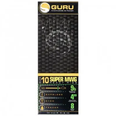 Produktbild von Guru SMWG Standard Hair Rig 4 Inch 0,22 mm 10