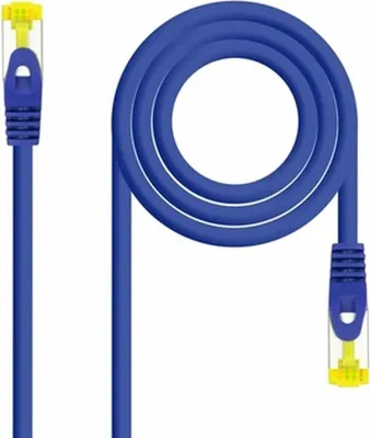 Immagine prodotto di NANOCABLE 10.20.1900-L25-BL - Cavo patch RJ45 LSZH CAT.6A SFTP AWG26, Blau, 25 cm