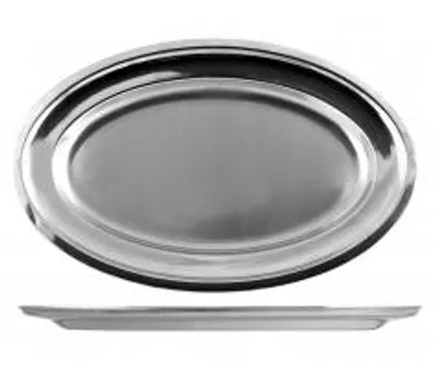Immagine prodotto di Piatto Ovale Da Portata In Acciaio Inox 35 Cm