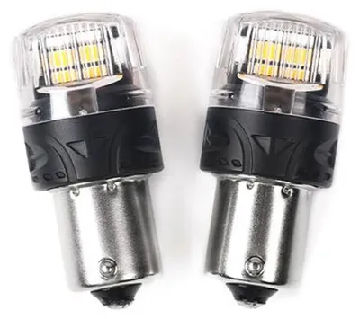 Immagine prodotto di Lampadina LED BA15S 12V CARCLEVER, 16 LED, 2835SMD, arancione