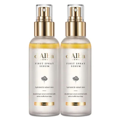 Produktbild von Gesichtsspray d’Alba First Spray Serum Korea Feuchtigkeit Glow, 2x 100ml