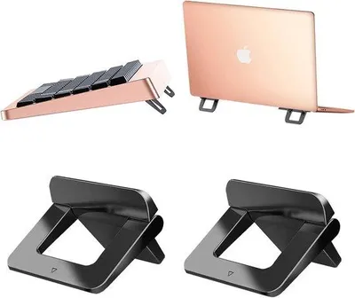 Zdjęcie produktu dla Ergonomiczny stojak na laptopa do notebooków o przekątnej ekranu 10–17 cali (2 sztuki)