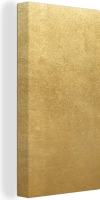Produktbild von MuchoWow® - Leinwandbilder - Gold - Luxus - Abstrakt, Wandbild, Wanddeko Bilder Wohnzimmer, 20x40 cm