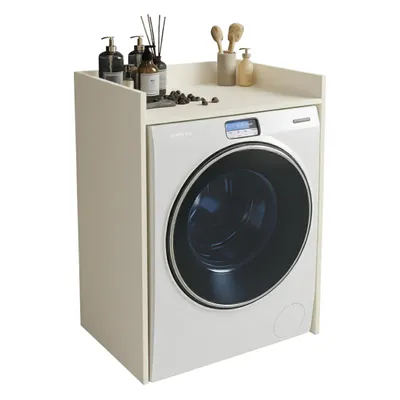Produktbild von INNOVAHOME Waschmaschinenschrank Kaschmir Beige Überbauschrank Badmöbel, KI-generiertes Bild