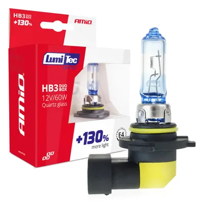Obrázok produktu pre AMiO Halogénový DUO blister (2ks ) HB3 12V 60W sada LumiTec LIMITED +130%
