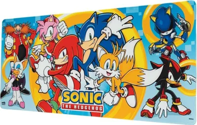 Obrázek produktu pro Herní podložka pod myš Sonic the Hedgehog XL pro klávesnici