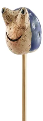 Produktbild von Blumenstecker Käfer natur, handgefertigt aus Steinzeug, ca. 29,5 cm lang