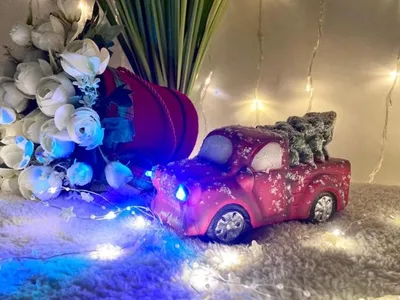 Zdjęcie produktu dla auto 2szt  z choinką led 1695